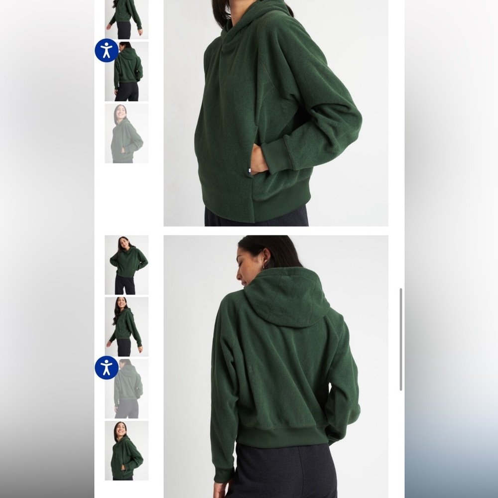 Kit and Ace Green Hoodie
